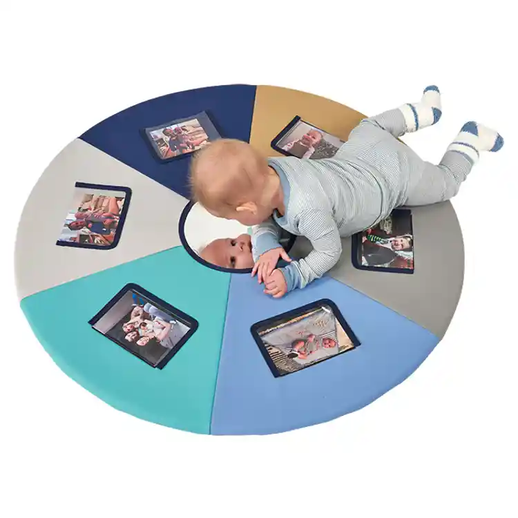 Becker's Peek & Crawl Circle Mat, Soft Summit