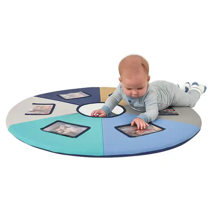 Becker's Peek & Crawl Circle Mat, Soft Summit