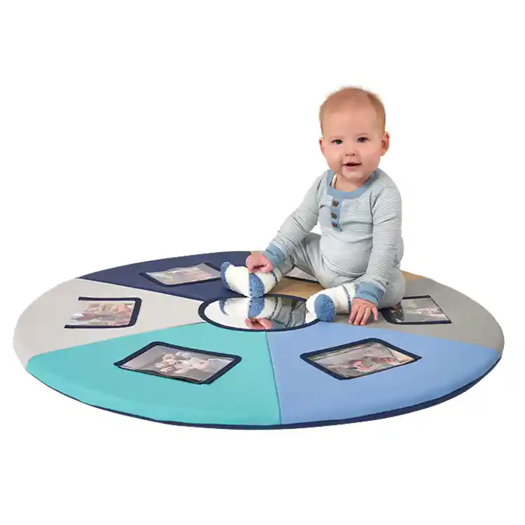 Becker's Peek & Crawl Circle Mat, Soft Summit