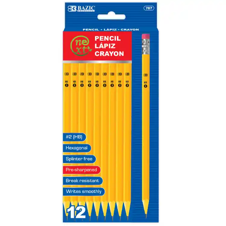 Wood-Free Pre-Sharpened #2 Pencils