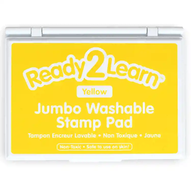 Jumbo Washable Stamp Pads, Yellow