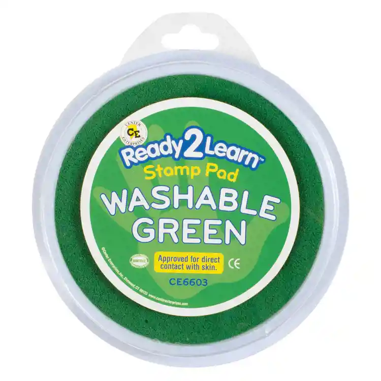 Jumbo Circular Washable Stamp Pads, Green