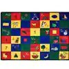 Blocks of Fun Classroom Rug, Rectangle 5'10" x 8'4"