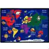 World Explorer Classroom Rug, Rectangle 8'4" x 11'8"