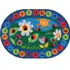 Ladybug Circletime Classroom Rug, Oval 6'9" x 9'5"