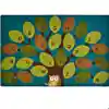 Owl-phabet Tree Classroom Rug, Rectangle 4' x 6'