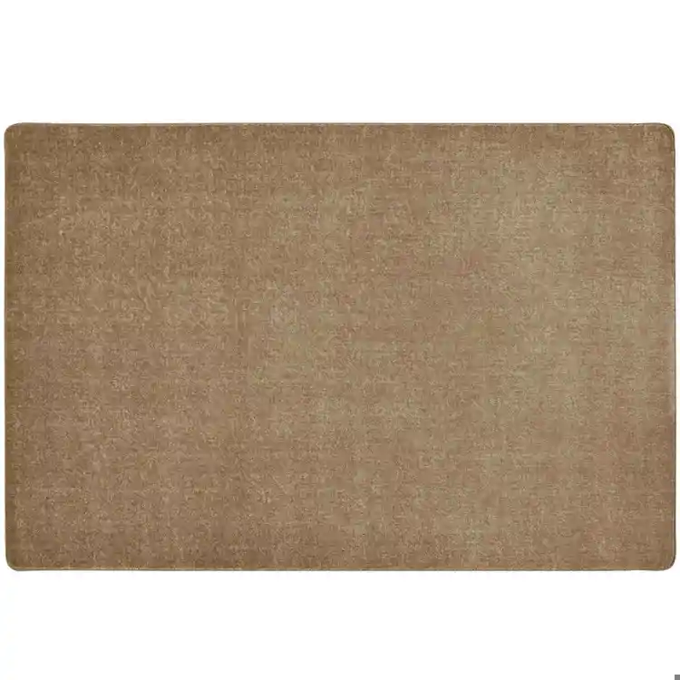 Mt. St. Helens Solid Color Classroom Carpet Collection, Sahara, Rectangle 6' x 9'