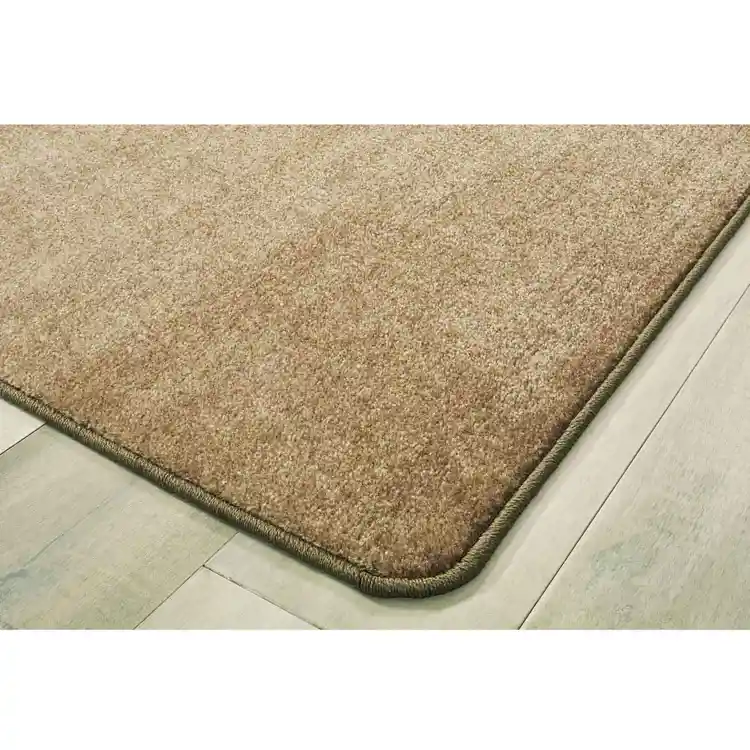 Mt. St. Helens Solid Color Classroom Carpet Collection, Sahara, Rectangle 6' x 9'