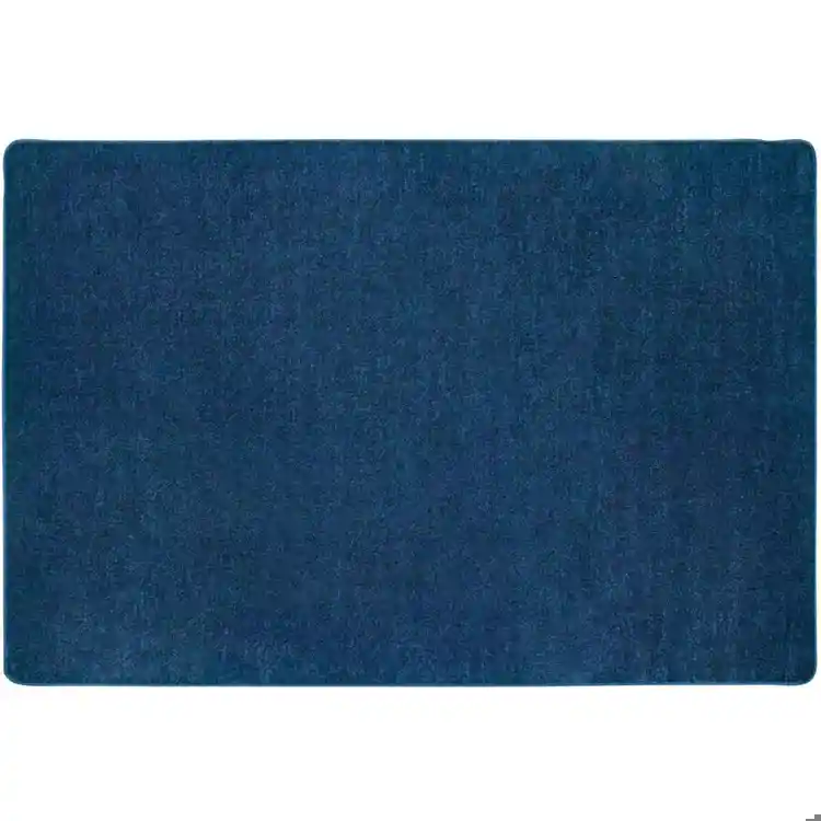 Mt. St. Helens Solid Color Classroom Carpet Collection, Blueberry, Rectangle 4' x 6'