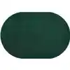 Mt. St. Helens Solid Color Classroom Carpet Collection, Emerald, Oval 6' x 9'