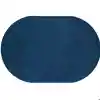 Mt. St. Helens Solid Color Classroom Carpet Collection, Blueberry, Oval 7'6"  x 12'