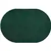 Mt. St. Helens Solid Color Classroom Carpet Collection, Emerald, Oval 7'6"  x 12'