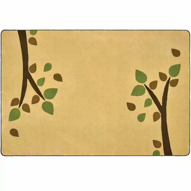 KIDSoft™ Branching Out Rug, Tan, Rectangle 4' x 6'