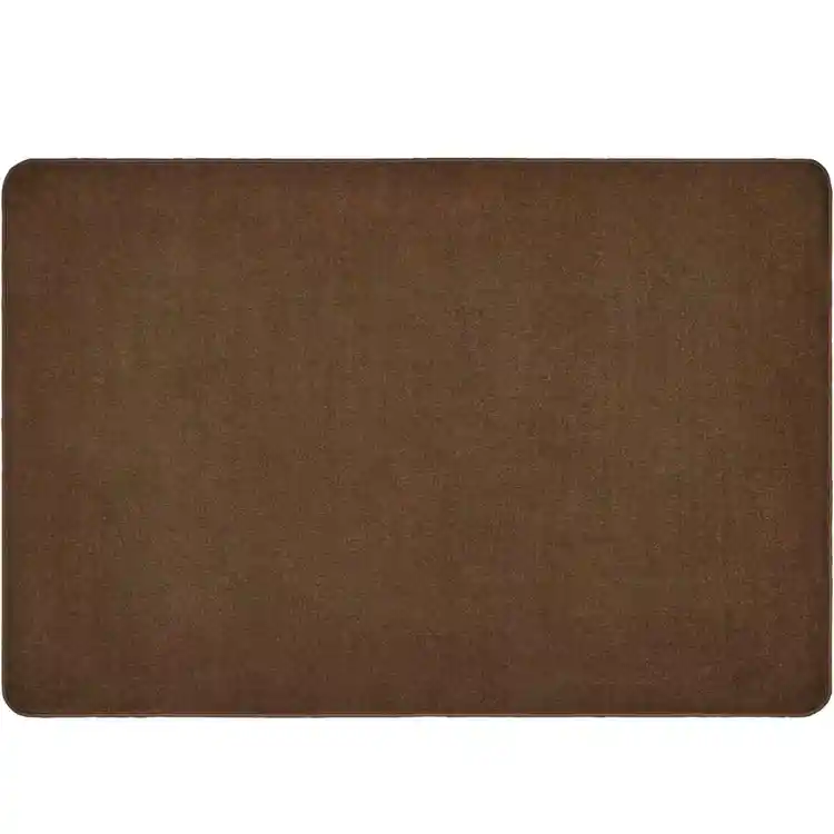 Mt. Shasta Solid Rug, Cocoa, Rectangle 7'6" x 12'