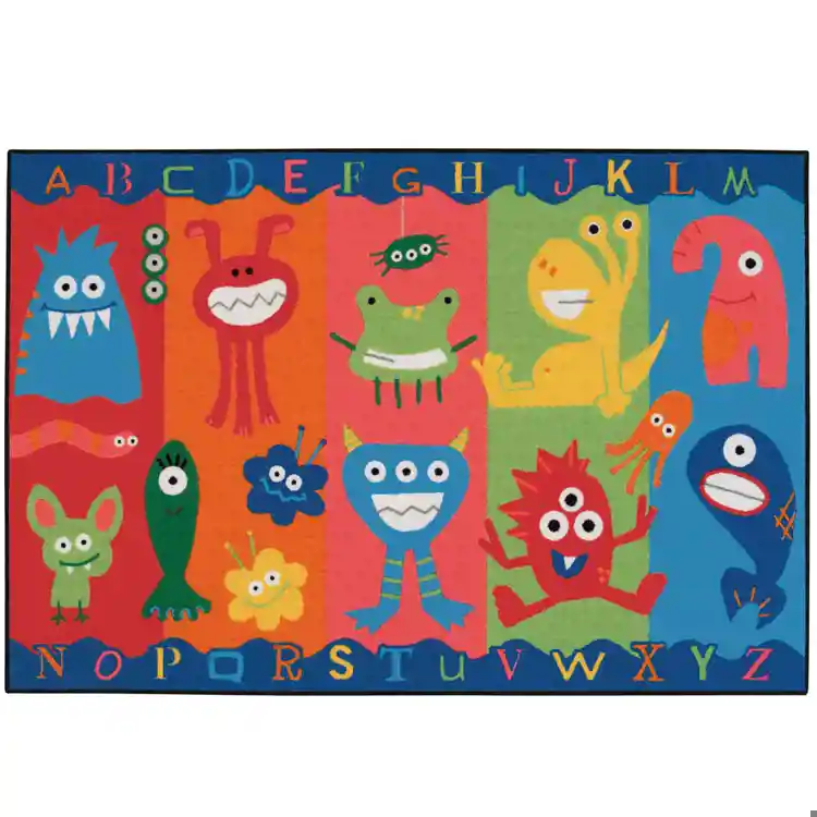 KID$ Value Classroom Rugs™, Alphabet Monster 3' x 4'