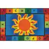 KID$ Value Classroom Rugs™, Alphabet Sunny Day, Rectangle 3' x 4'6"