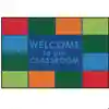 KID$ Value Classroom Rugs™, Classroom Welcome Rug, Rectangle 3' x 4'6"