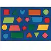 KID$ Value Classroom Rugs™, Color Shapes, Rectangle 3' x 4'6"