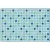 KID$ Value Classroom Rugs™, Microdots, Rectangle 3' x 4'6" Light Blue