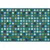 KID$ Value Classroom Rugs™, Microdots, Rectangle 3' x 4'6" Teal