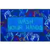 Healthy Habits Collection™ Wash Your Hands Mat, Rectangle 3' x 4' 6"