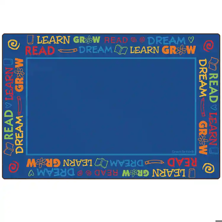 Read to Dream Border Classroom Rug, Rectangle 8' x 12'