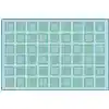 KID$ Value Classroom Rugs™, Squared, Rectangle 3' x 4' 6" Green