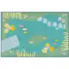 KID$ Value Classroom Rugs™, Tranquil Pond, Rectangle 3' x 4'6" Green