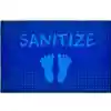 Healthy Habits Collection™ Stand to Sanitize Mat, Blue Feet