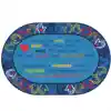 Hands Together Community Rug, Oval 8' x 12'