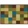 Nature Blocks Seating Classroom Rug, Rectangle 5'10" x 8'4"