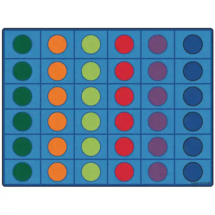 Seating Circles Classroom Rug, Rectangle 10' x 13'6"