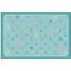 KID$ Value Classroom Rugs™, Sunshine Flowers, Rectangle 4' x 6' Mixed Blue