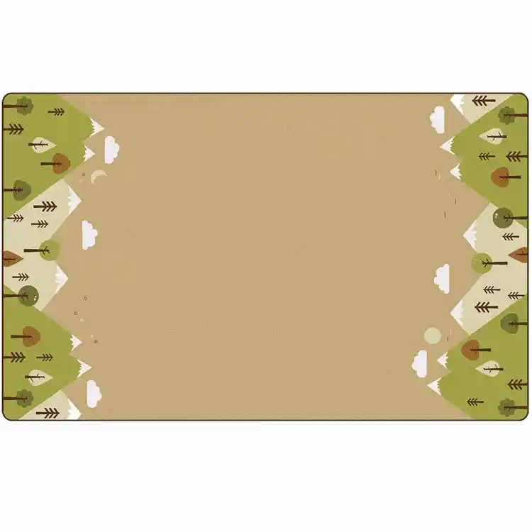 KIDSoft™ Tranquil Mountain Rug, Tan 7' 6" x 12' Rectangle