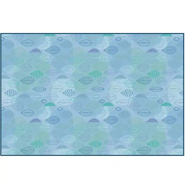 Peaceful Spaces Leaf Rug, Rectangle 8' x 12'