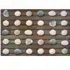 Pixel Perfect Stones Seating Rug 6' x 9'