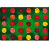 Flower Power Seating Rug, Rectangle 8' x 12'