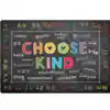 Pixel Perfect™ Choose Kind Rug Rectangle 4' x 6', Black