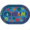 KIDS Value Plus Classroom Rugs STEAM Rug, Oval 4x6