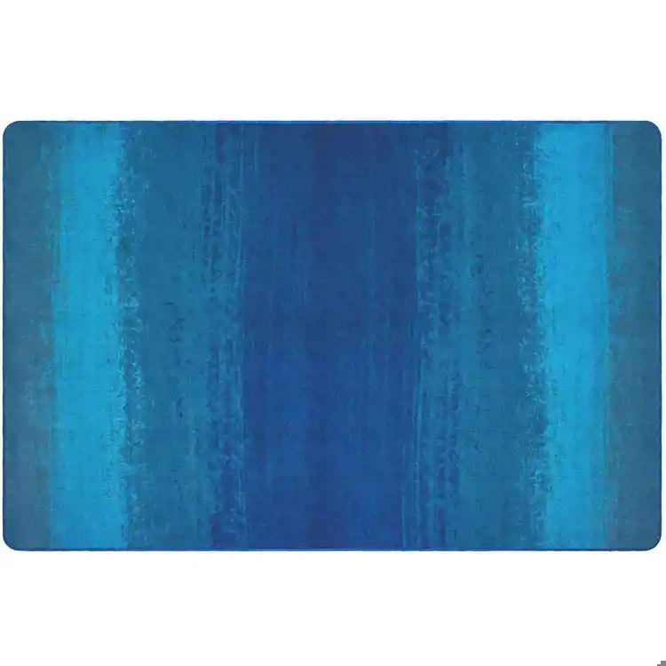 Pixel Perfect™ Water Stripes Nature Inspired Rug, Rectangle 4' x 6'