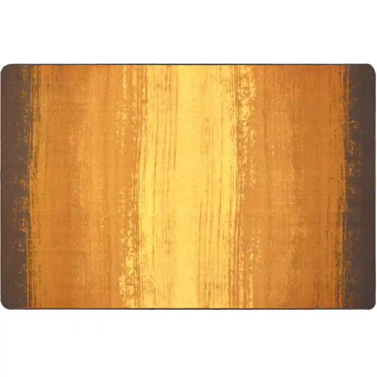 Earth Tone Stripes Nature Inspired Rug, Rectangle 4' x 6'