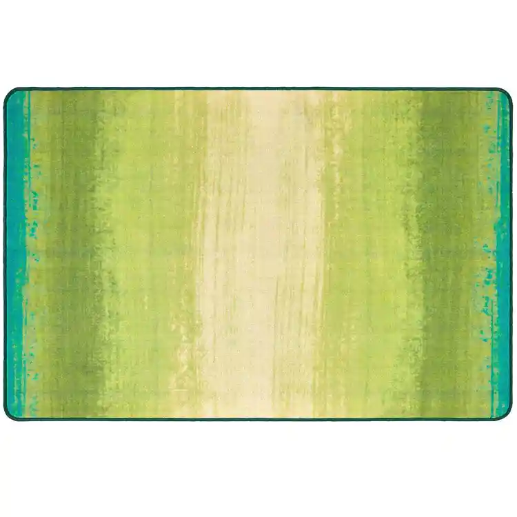 Green Acres Nature Inspired Rug, Rectangle 6' x 9'