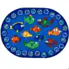 Fishing for Literacy Classroom Rug, Oval 3'10" x 5'5"