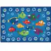 Fishing for Literacy Classroom Rug, Rectangle 8' x 12'