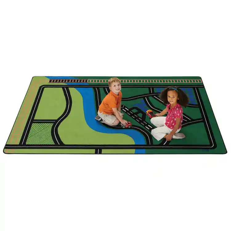 Transportation Fun Classroom Rug