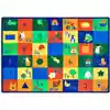 Learning Blocks Classroom Rug, Rectangle 5'10" x 8'4"