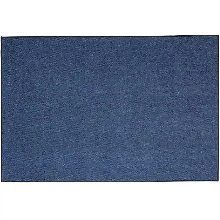 All Seasons™ Mountainside Indoor/Outdoor Rug, Rectangle 6' x 9', Alpine Blue