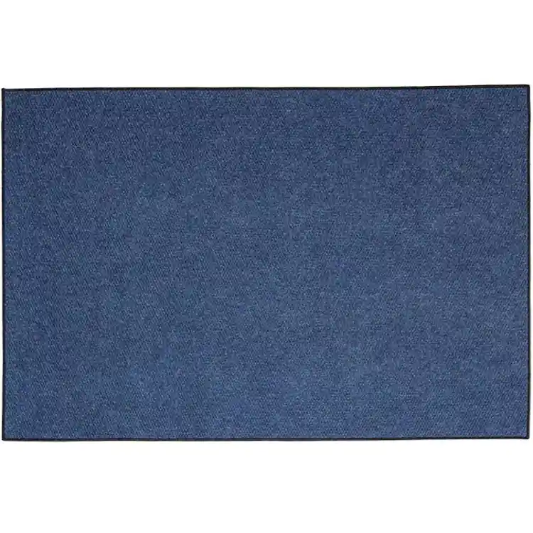 All Seasons™ Mountainside Indoor/Outdoor Rug, Rectangle 7'6" x 12', Alpine Blue