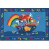 KID$ Value Plus Classroom Rug, Noah Alphabet Animals, Rectangle 6' x 9'