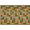 KID$ Value Plus Classroom Rugs™, Microdots, Rectangle 6' x 9' Brown